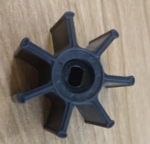 Black impeller with strong chemical corrosion resistance