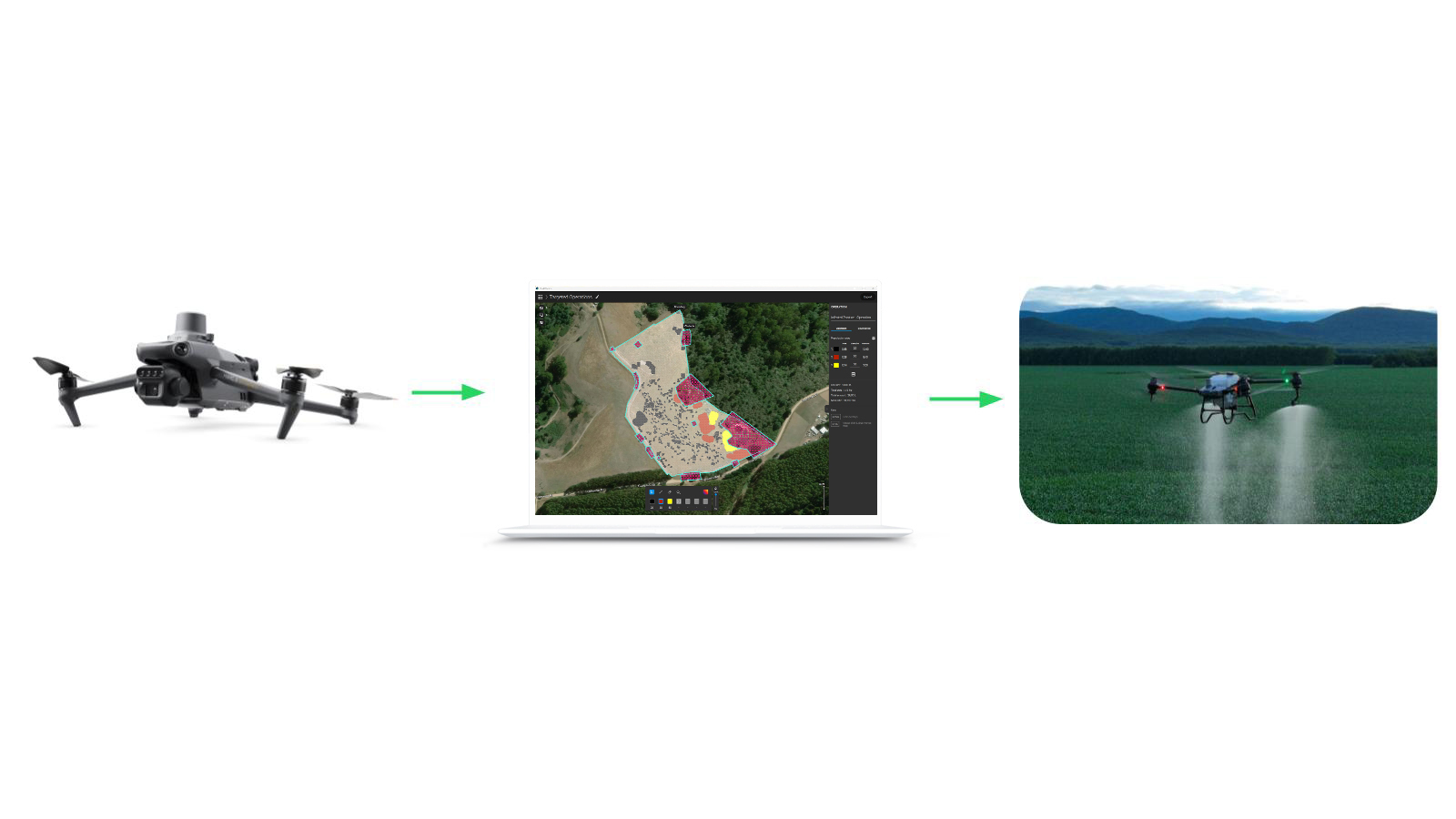 Targeted operations spray drone